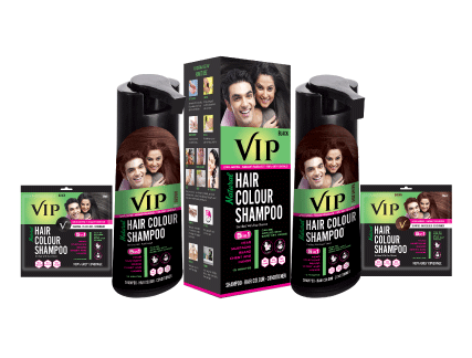 VIP Hair Color Shampoo for Men and Women - For Hair, Beard, Mustache and  Body Hair (180ml - Black) price in UAE | Amazon UAE | kanbkam
