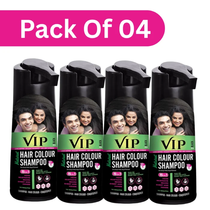 10 Minute Hair Colour Shampoo for 100% Grey Coverage | VIP Hair Colour ...
